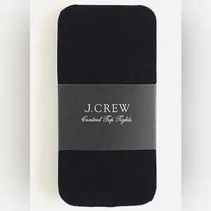 NWT J.Crew Control-top Opaque Tights in Black
